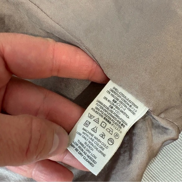 Free People Ruched Velvet Bomber Jacket   sz 8 - Picture 9 of 12